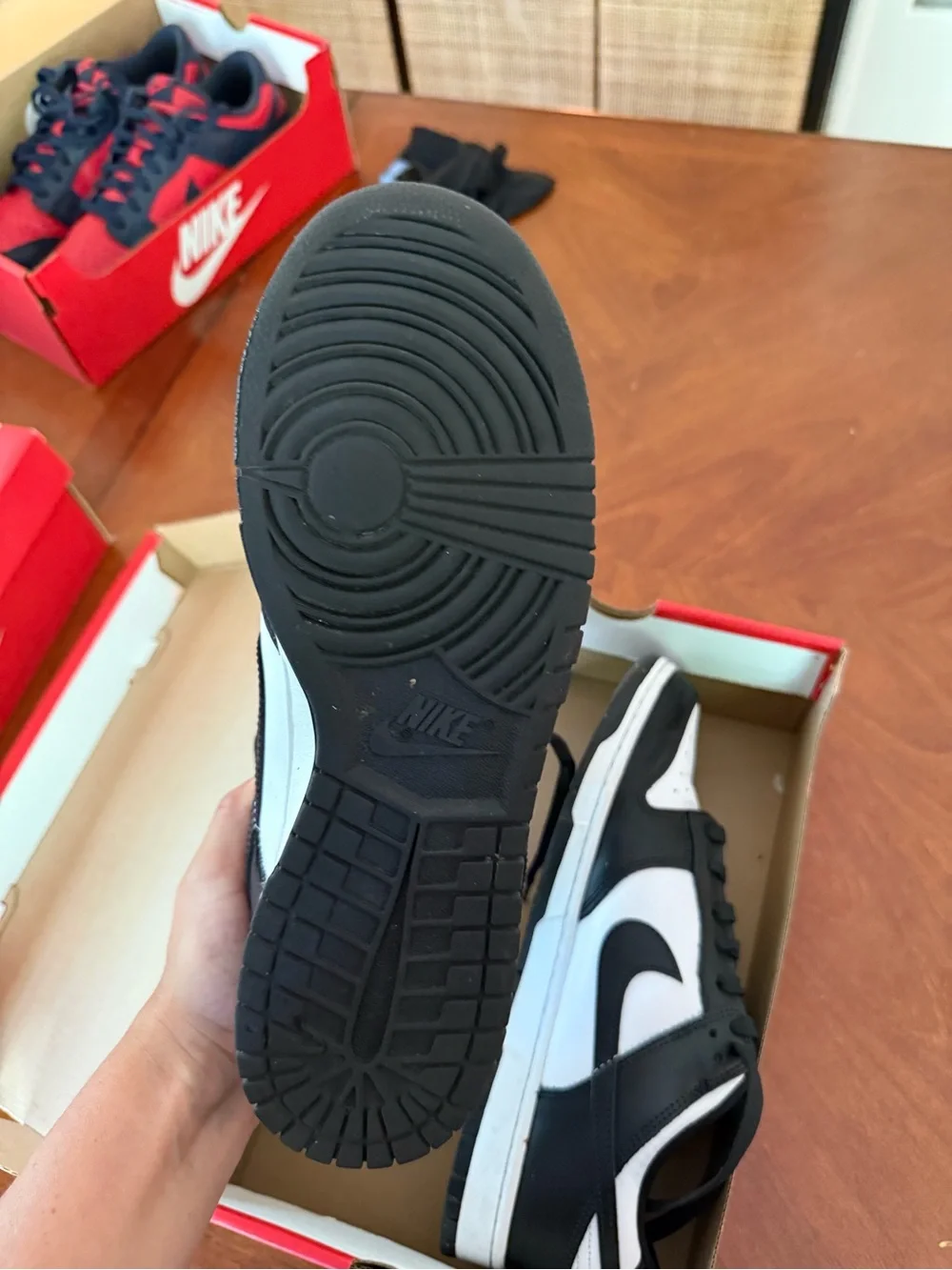 Nike Black and White Low-Top Sneakers